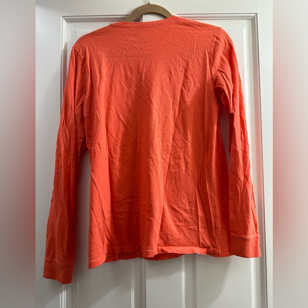 Life Is Good Orange/Coral Long Sleeve Heart Tee - Picture 4 of 4